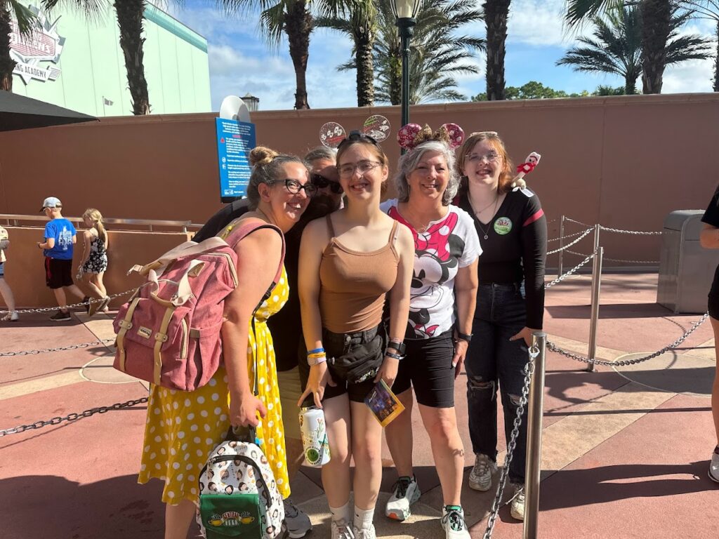Family of Four + Mimi at Hollywood Studios
