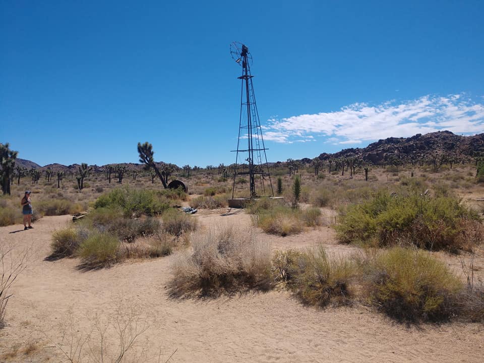 An abandoned mill in Joshua Tree National Park