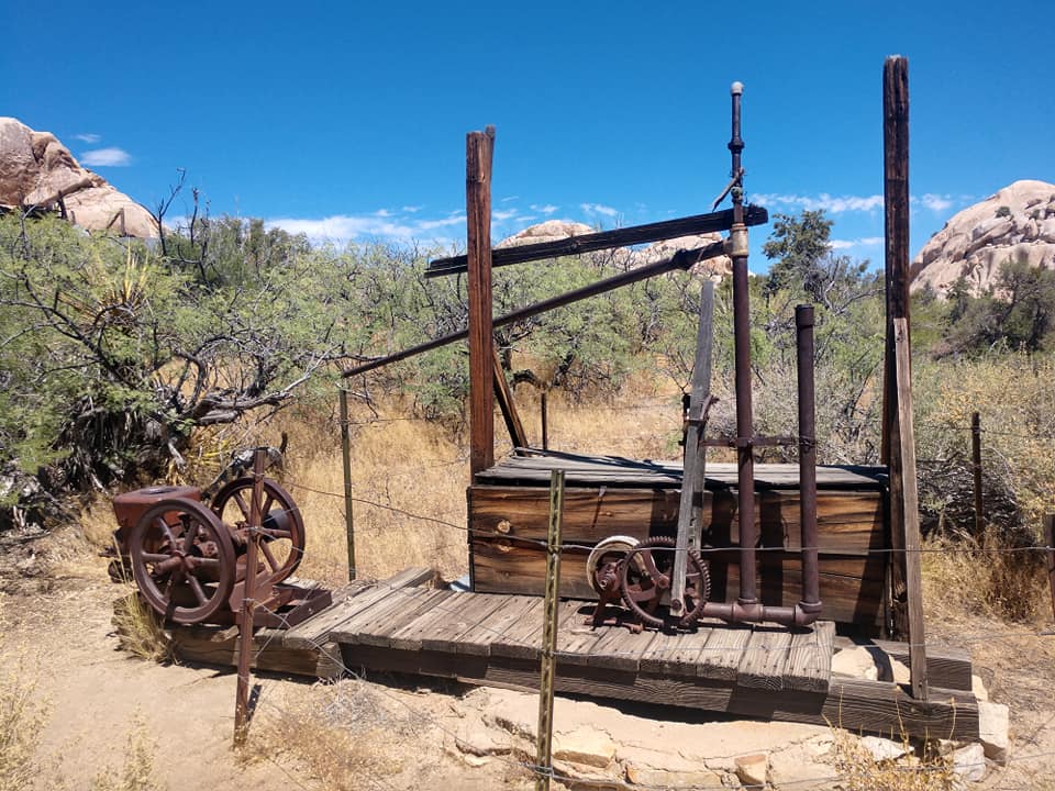 An abandoned mill in Joshua Tree National Park