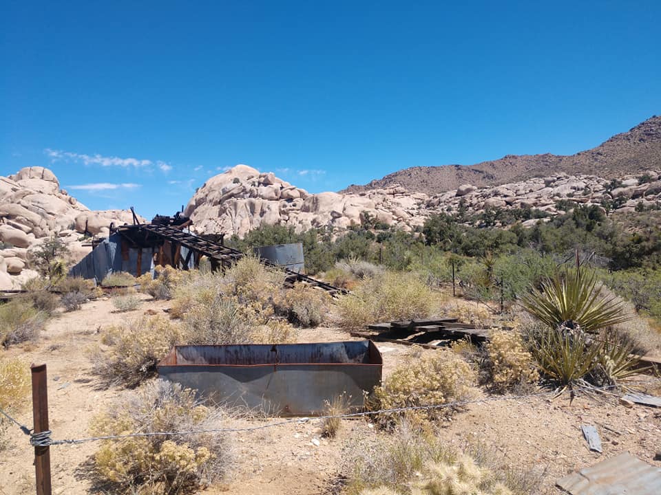 An abandoned mill in Joshua Tree National Park