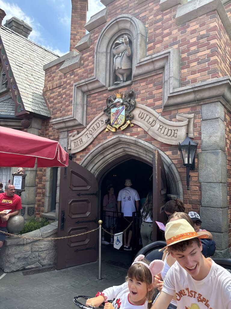 Mr Toad's Wild Ride entrance