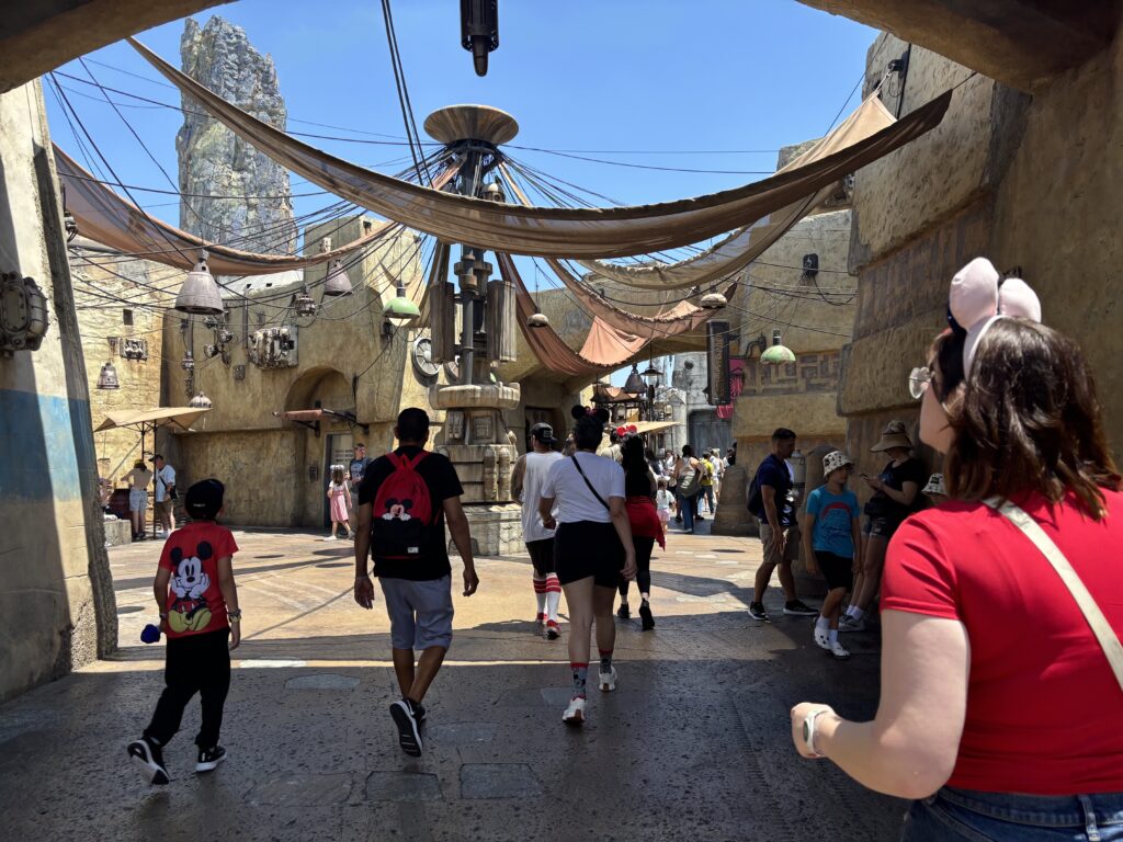 Star Wars area at Disneyland