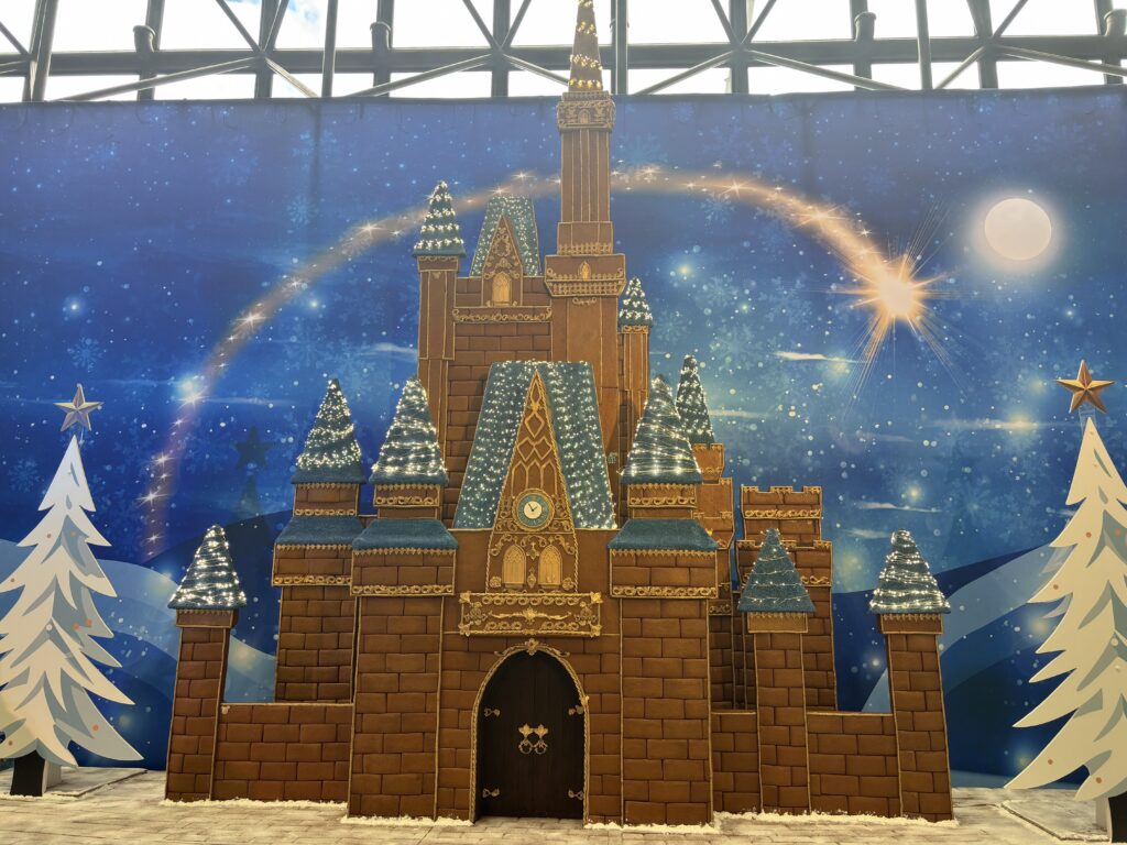 Gingerbread castle at Disney's Contemporary Resort