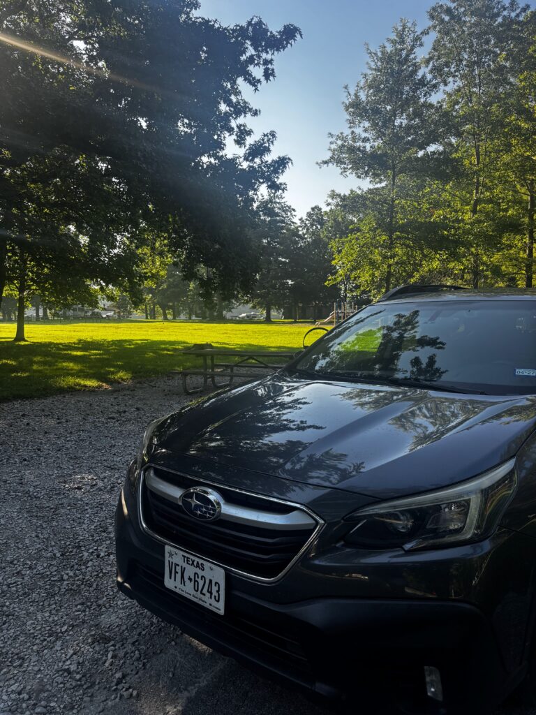 Subie at Carlyle Lake